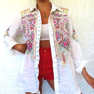 Johnny Was biya blouse